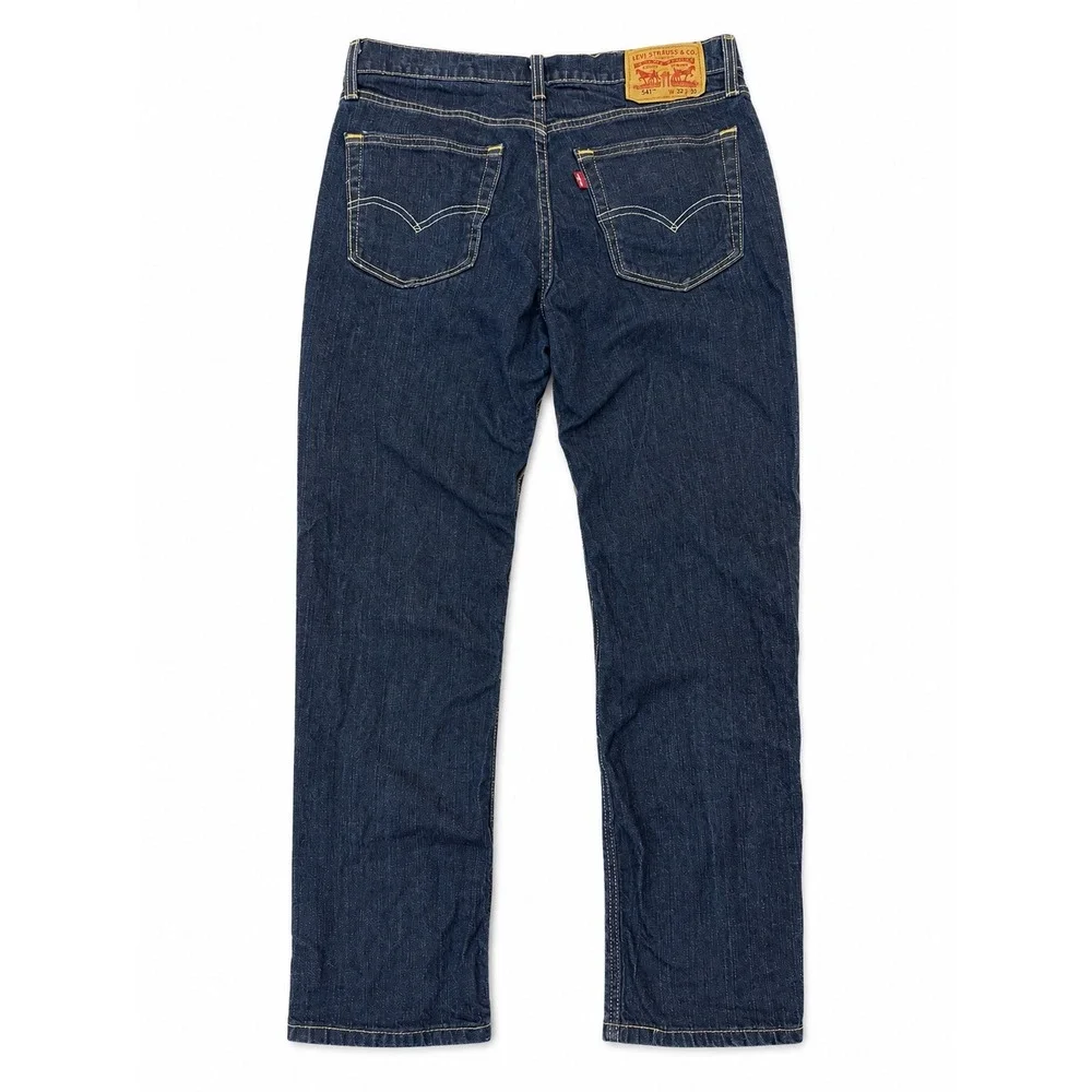 Levis 541 Athletic Taper Jeans Men's 32x30 Dark Wash Stretch Denim